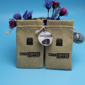 Best Biodegradable Pp String Cocoa Beans Jute Drawstring Bags wholesale