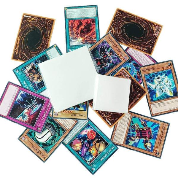 Cheap PP Environmental Clear Card Protector Sleeves 53x53mm Mini Square for sale