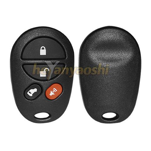 Cheap Reliable Car Key Shell , Small Size Toyota Key Shell Simple Design Portable for sale