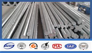 Octagonal Shape Transmission Pole Hot Dip Galvanized Electric Light Pole
