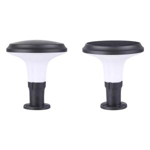 China Decorative Pole Solar Powered Led Post Top Lamps Yard 26x26x28cm 5V 4.5W on sale