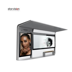 Best Static / Scrolling Poster Smart Bus Shelter 4200*2500*1600mm wholesale