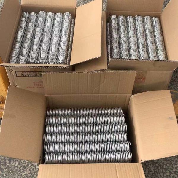 Cheap 50.8mm Electroplated Metal Spiral Binding Coil For Notebook for sale