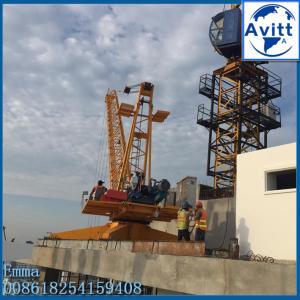 Best QD1515 3 Tons Derrick Crane for Lifting Materials With Luffing Mechanism wholesale