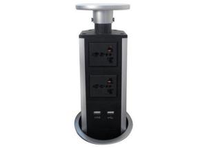 Desktop Hidden Pop Up Worktop Socket Compact Form Design Fully Submersible