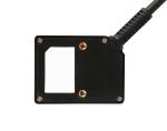Custom CCD Fixed Mount Barcode Scanner , 32 Bit Mini Fixed Barcode Reader Rs232