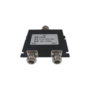 Power divider, microstrip two-way power divider 400 - 430MHz N-type female connector