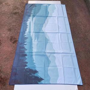 China Custom Printed Square Adults Personalized Microfiber Beach Towel Logo Beach Towel Pareo Towel With Bag on sale