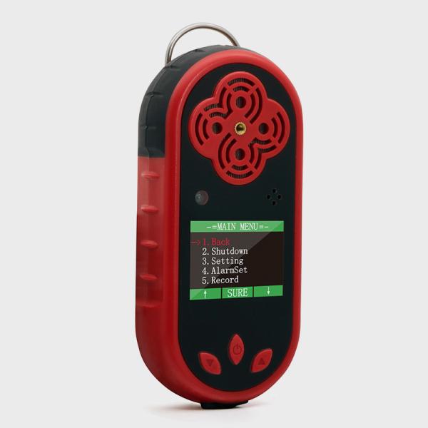 Cheap Portable Multi 5 In 1 Gas Detector CO2 H2S CO H2 O2 Gas  Monitor LCD Screen Backlight Rechargeable Battery Sound Light for sale