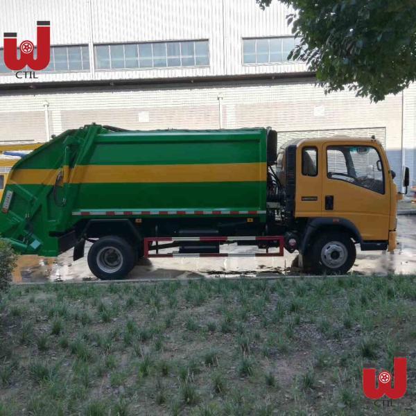 Cheap 8CBM Light Duty Waste Management Rear Loader compactor Garbage Truck for sale