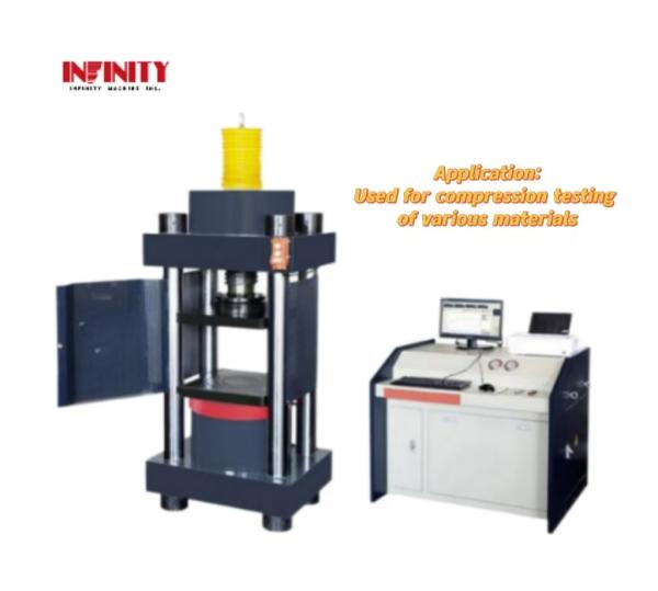 Cheap Lab Full Automatic Micro Electro-hydraulic Servo Compression Testing Machine for sale