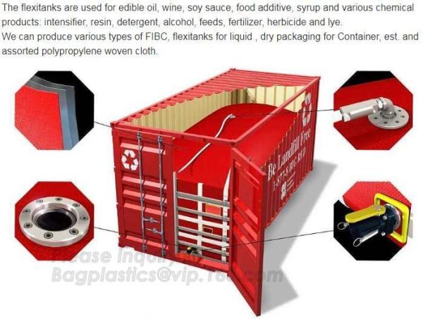 Cheap china palm oil storage flexi tank/flexitank/flexibag container 20ft,24000L bulk vinger transportation flexitank in 20ft for sale