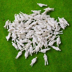 Best 1:87 Model Train Passager Figures Unpainted Little People Model Building Layout Toy Figures for Kids wholesale