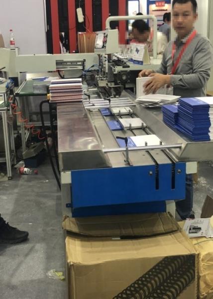 Cheap Twin Ring Binding And Punching Machine Full Automatic  4 Times / Notebook for sale