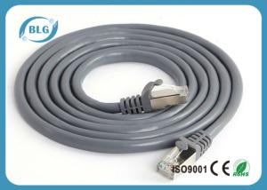 50U Gold Plated FTP Patch Cord PVC Jacket For Computer Network Communication