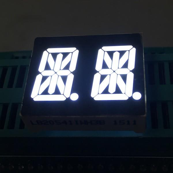 Cheap Ultra Bright White 0.54" 14 Segment Led Display Dual Digit common anode For Instrument Panel for sale