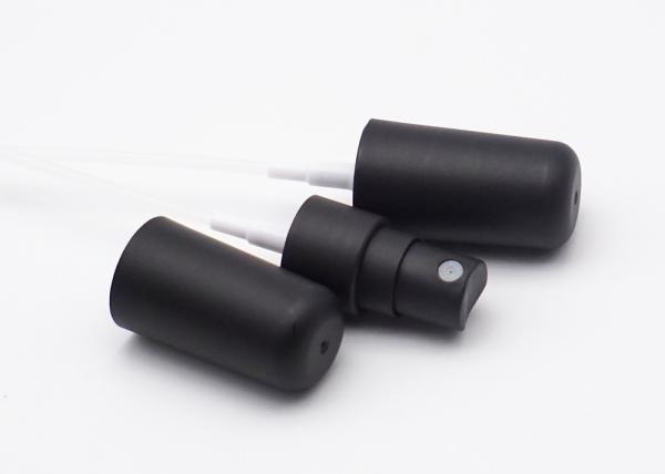 Cheap PP Fine Mist Sprayer Pump With Over Cap Matte Black For Bottles Non Corrosive for sale