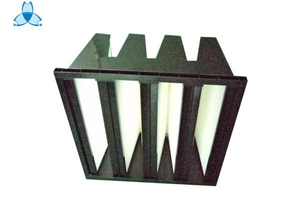Cheap Cleanroom Solutions Box V Bank Filter 24x24x12 For Gas Turbine Air Inlet Filter for sale