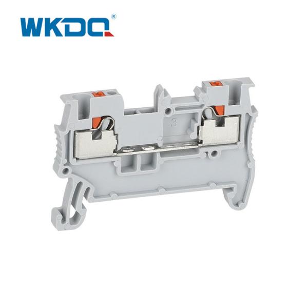 Cheap White Feed Through Wire Push In Terminal Block 1.5mm Type With 3.5 Thickness for sale
