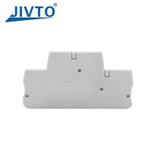 China D-PTTB 1.5/S End Cover PTTB1.5/S Double Level Connector Din Terminal Block Accessories 1.5mm Plastic Barrier End Plate on sale