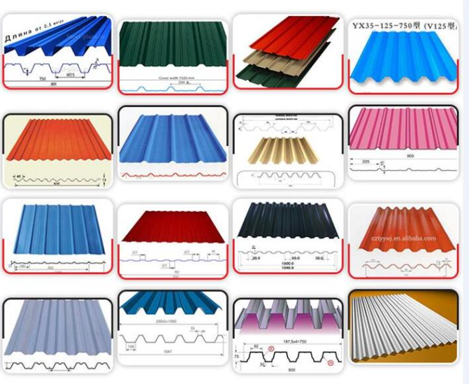 686/762 Corrugated Profile Double Layer Roll Forming Machine