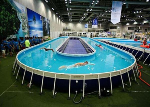 Cheap Funny Above Ground Metal Framed Swimming Pools / 10ft Steel Frame Swimming Pool for sale