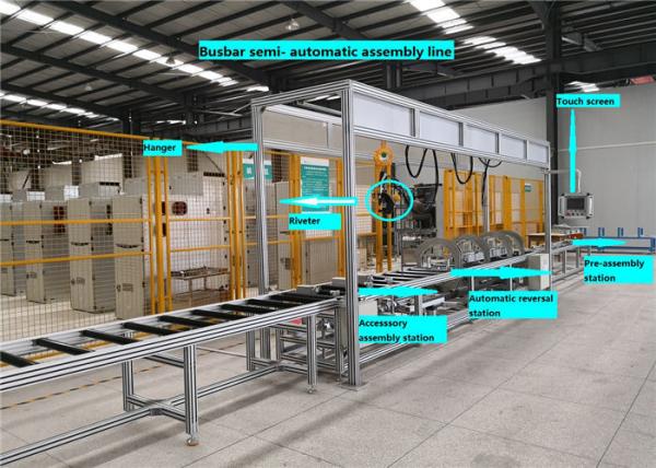 Cheap 3000mm/4min 380V automatic busbar reversal busbar riveting Compact Busbar Machine for sale