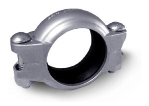 China 1200 PSI EPDM Grooved End Coupling , DN200 Grooved Pipe Connection on sale