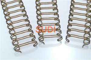 Best Coated Spiral Coil, Pitch 2:1 1-5/8&quot; Twin Loop Binding Wire, For Notebook wholesale