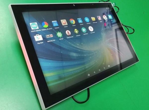 Cheap 10.1 Inch Flush Wall Mounted POE Tablet With RS232 RS485 For Access & Security Control for sale