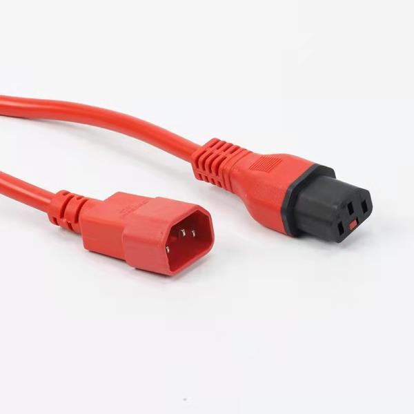 Cheap Extension CE VDE IEC Plug Power Cord C13 C14 C19 C20 Locking for sale