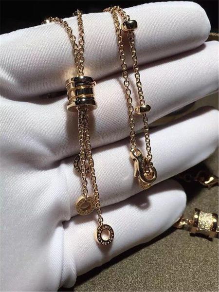 Cheap   classic mini  spring  gold  necklace 18kt gold  with white gold or  yellow gold or  pink(rose)gold for sale