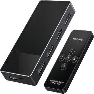 China 3 In 1 Out Hdmi Switch Aluminum HDMI Splitter With Remote HDMI Switcher Supports 4K 3D HD Monitor on sale