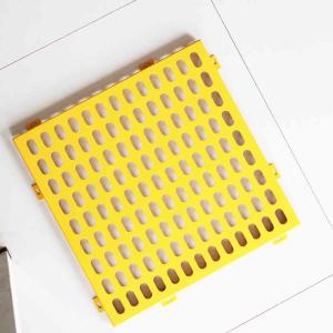 Best Galvanized Slotted Hole Perforated Steel Mesh , Facade Cladding Punched Metal Sheets wholesale