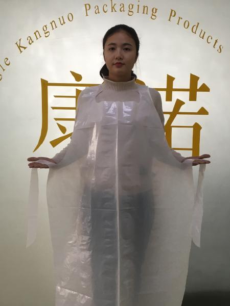 Cheap Clear HDPE LDPE Disposable Protective Apron Pacakge On Roll Fluid Prevention for sale