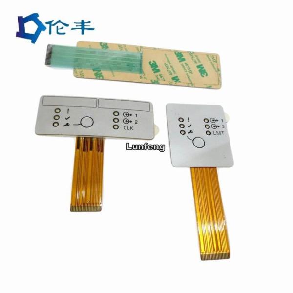 Cheap 40c Humidity ISO Waterproof Membrane Keypad With Customizable Interface ≤100ma Current for sale