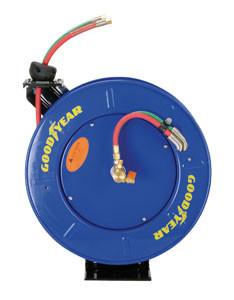 Cheap Goodyear Safety Series Dual Hose Spring Rewind Hose Reel for Oxy-Acetylene for sale