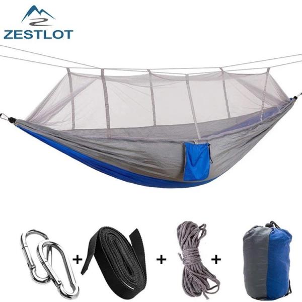 Cheap 102x55in Mosquito Net 0.68kg Foldable Camping Hammock for sale