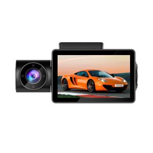 China 1080p IR 4k Dual Channel Dash Cam Night Vision Front And Rear Parking Mode on sale