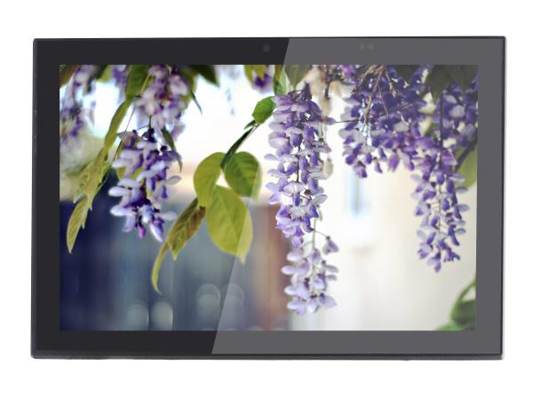 Cheap Versatile Mounting 10 Inch Android Based POE Powered Touch Panel Customized LED Side Bar Indicator for sale
