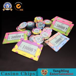 Best Texas Poker Clay Ceramic Chips Customizable Design Pattern Poker Table Game Chips wholesale