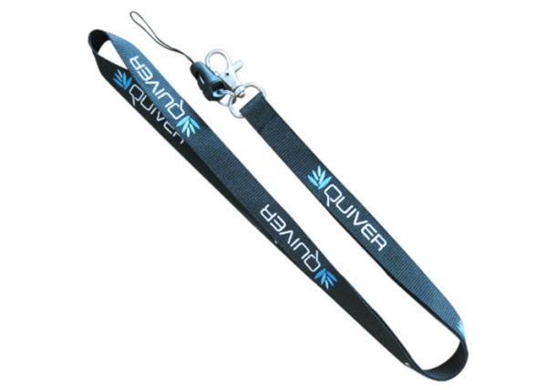 Cheap Quiver Silk Screen Promotional Printed Keychain Lanyards, Personalized Lanyard With Custom Logo for sale