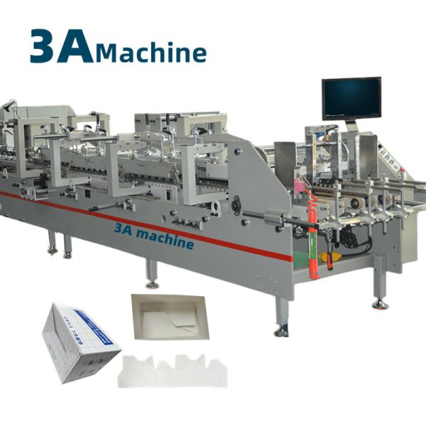 Cheap CQT900YG-2 Pre-Folded Pre-Folding Bottom Lock Box Pasting Machine for Different Boxes for sale