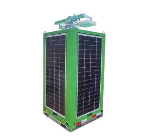 Solar Mobile Led Light Monocrystalline Silicon Tower Cuboid For Urban Traffic lighting