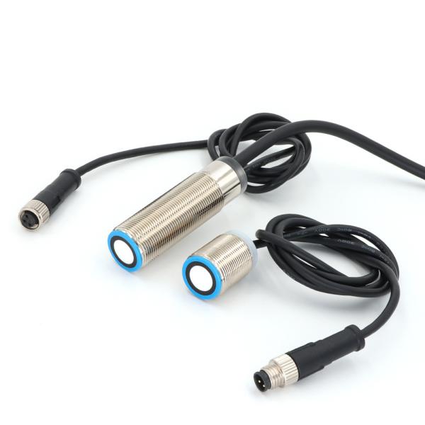Cheap Ultrasonic NPN Sensors 3 Way Switching Output 10-30VDC With 2m PVP Cable for sale