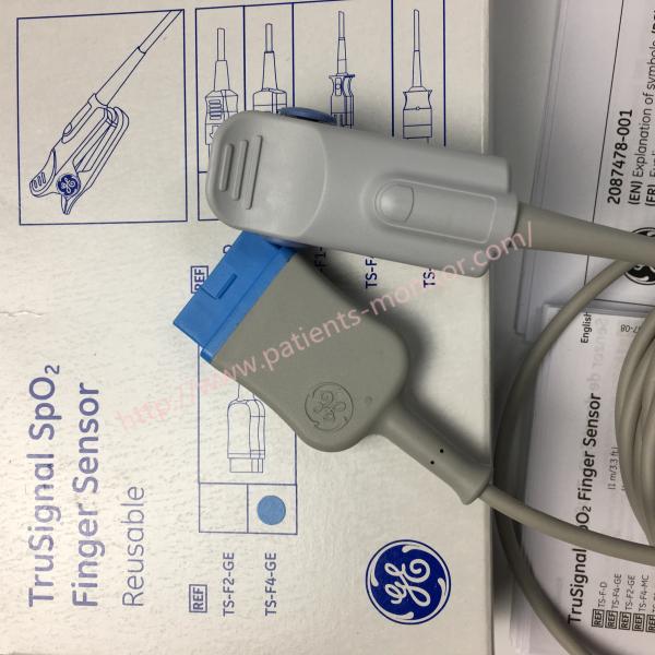 Cheap TS-F4-GE GE Datex Ohmeda TruSignal Spo2 Finger Sensor Reusable 13ft Length for sale