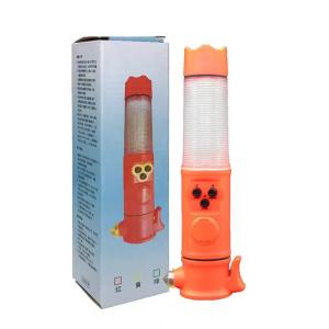 China Six in one multifunctional flashlight emergency lighting warning flash car safety hammer window breaker on sale