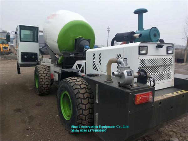 Cheap Low Noise Mobile Concrete Handling Equipment 1.8m3 Self Loading / Unloading for sale
