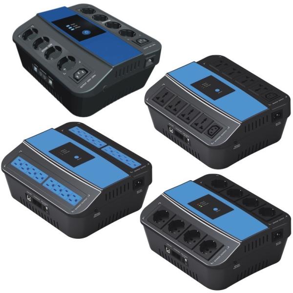 Cheap Top Sockets 800VA 1000VA 1500VA USB Line Interactive UPS for sale
