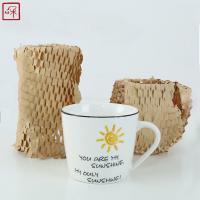 China 30CM*40M Brown Recycled Honeycomb Paper Custom Rolling Papers for sale